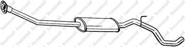 Резонатор NISSAN Note (06-12) (1.4) BOSAL 286-277 BOSAL