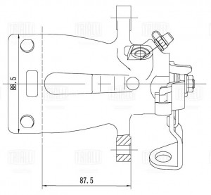 Суппорт торм. Opel Zafira B (05-) зад. лев. d=41мм (CF 185105) CF185105 TRIALLI