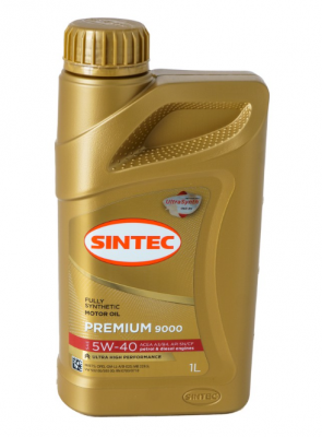 Масло моторное SINTEC Premium 9000 A3/B4 5W40 синт.1л 600106 SINTEC
