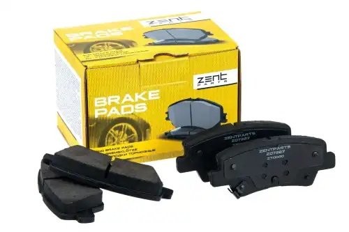 Колодки дисковые задние Hyundai Elantra/Solaris/Accent, Kia Soul all 09 Z07227 ZENTPARTS