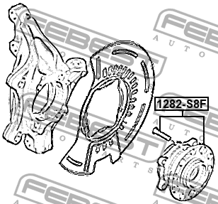 Hyundai Santa Fe (TM) 2018> 1282-S8F FEBEST