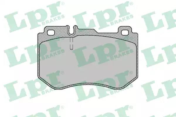 Колодки тормозные дисковые 05P1980 05P1980 LPR