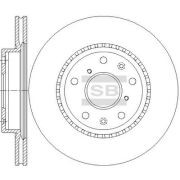 Тормозной диск  SD4811 SD4811 SANGSIN
