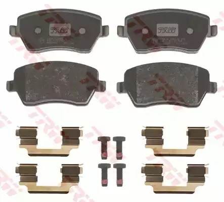 Колодки тормозные ЛАДА Vesta,Largus RENAULT Logan,Clio NISSAN Micra,Note передни GDB3332 TRW