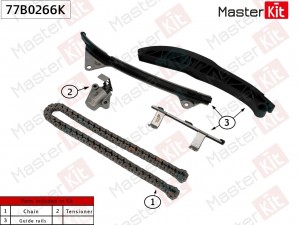 Комплект цепи ГРМ HYUNDAI/KIA G4ND OPTIMA IV (JF) 15- Masterkit 77B0266K MASTER KIT