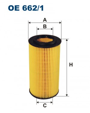 Фильтр масляный FORD Focus (05-11),Kuga (09-12),Mondeo (07-) (2.5) FILTRON OE6621 FILTRON
