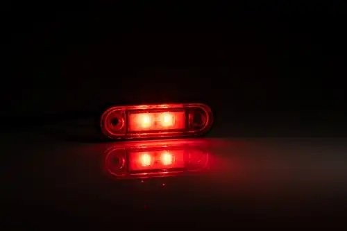 фонарь габаритный! красного цвета, LED с проводом 0.5м\ FT015CLED FRISTOM