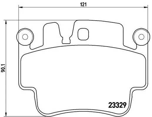 P65009 982 00=GDB1742 !колодки дисковые з.\ Porsche 911/Boxster 3.2/3.4/3.6/3.8  P65009 BREMBO