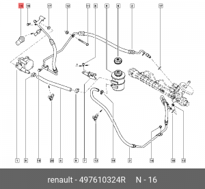 RENAULT/NISSAN Г/У 497610324R RENAULT