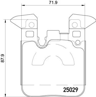 Колодки тормозные P06087 P06087 BREMBO