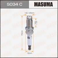 свеча зажигания!\ Mitsubishi Galant 2.0 00> S034C MASUMA