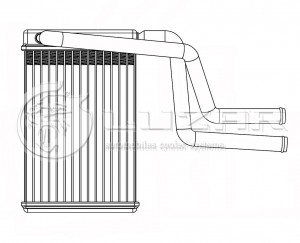 Радиатор отопителя салона для а/м Ford Mondeo (00-) LRh1070 LRH1070 LUZAR