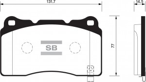 Колодки тормозные дисковые Mitsubishi Lancer 2.016V SP2119 SP2119 SANGSIN