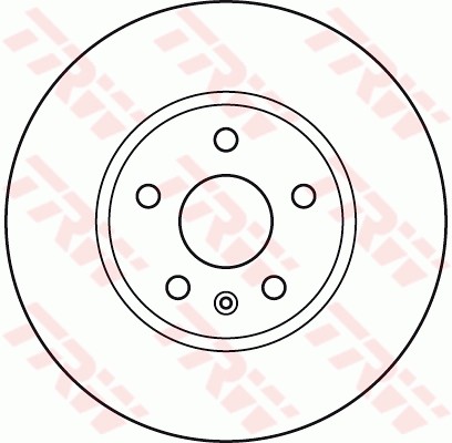 Диск тормозной передний OPEL INSIGINIA 17" (321мм) DF4996S DF4996S TRW