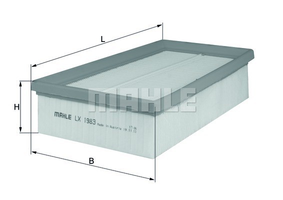 NISSAN QASHQAI/X-TRAIL (T31) LX1983 MAHLE KNECHT