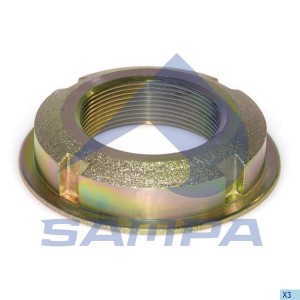 Гайка SCANIA 93,113,G,P,R крепления карданного фланца (M44х1.5) SAMPA 042474 SAMPA