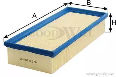 Фильтр воздушный AG 210 GOODWILL