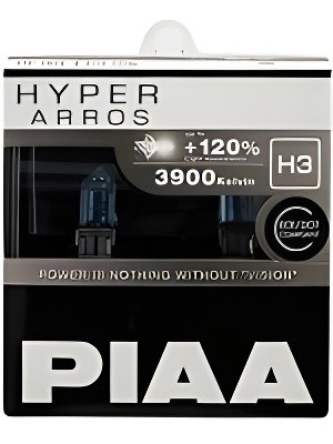 Лампа 12V H3 55W +120% бокс (2шт.) Hyper Arros PIAA HE-901-H3 PIAA