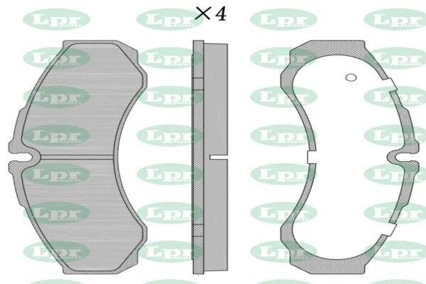 Колодки передние IVECO DAILY I-V 05P684 05P684 LPR
