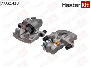 Суппорт тормозной зад. лев. Renault LAGUNA II (BG0/1_) 2001 - 2007 77AK1438 77AK1438 MASTER KIT