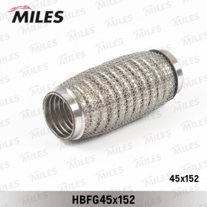 Труба гофрированная (гофра) кольцевым плетением и металлорукавом 45X152 HBFG45X1 HBFG45X152 MILES