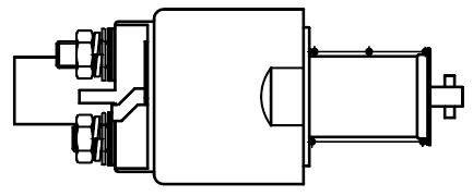Реле втягивающее стартера для а/м BMW X3 G01 (17-)/3 G20 (18-)/X4 G02 (18-) 2.0D VSR2606 START VOLT