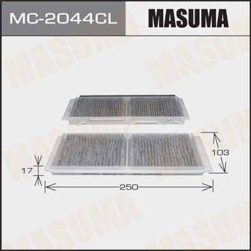 фильтр салона! к-кт 2шт\ Mazda 3 (BL) 1.6i 09> MC2044CL MASUMA