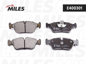 Колодки тормозные передние (без датчика) (Смесь Low-Metallic) (BMW E36/E46/Z3 E3 E400301 MILES