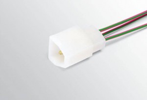 Колодка 3-конт с проводами 2,8 (0,75 мм кв) (штырь) /Cargen/ AX34302 CARGEN