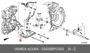 Фильтр масляный АКПП HONDA Civic 4D OE 25420-RPC-003 HONDA