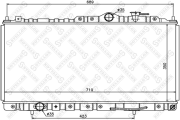 радиатор системы охлаждения! МКПП\ Chrysler Sebring Coupe 2.0i-2.7i 00> 10-26692-SX STELLOX