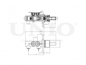 Цилиндр тормозной главный BRC-20005 UNIO