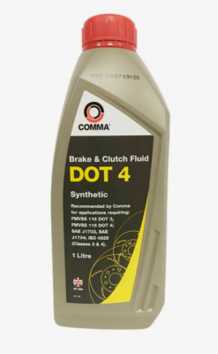 COMMA DOT 4 BRAKE FLUID (1L) жидкость тормозная! DOT 4\ BF41L COMMA