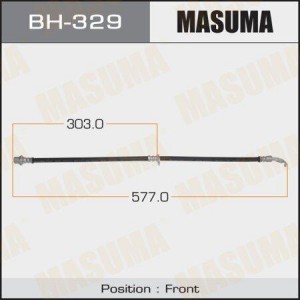 шланг тормозной передний левый!\ Toyota Carina 1.6-2.0TD 92-97 BH-329 MASUMA