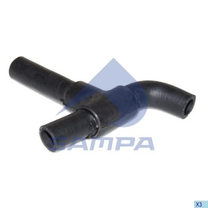 Патрубок MAN TGA,TGS,TGX отопителя SAMPA 021117 SAMPA