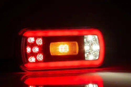 фонарь задний! LED, LH/RH, 5-функц. без осв. ном. знака, с проводом 1м\ FT130NTCOFLED FRISTOM