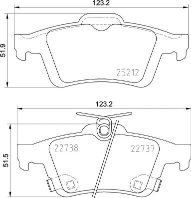 Колодки тормозные дисковые P24216 P24216 BREMBO