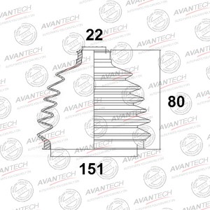 Пыльник привода Avantech BD0507 AVANTECH