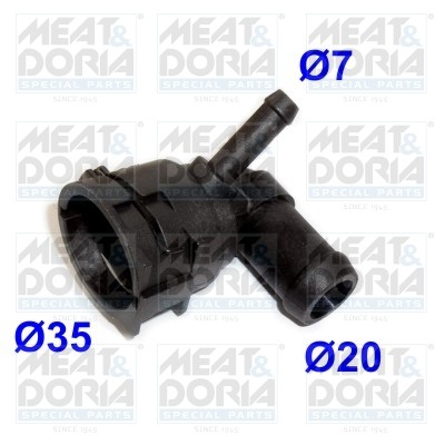 Фланец VW Golf,Jetta,Passat,Tiguan AUDI A3 системы охлаждения MEAT&DORIA 93500 MEAT DORIA
