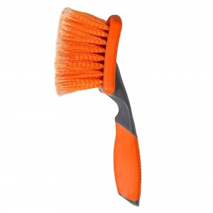 Щетка для мытья с мягкой распушенной щетиной, прорезиненные ручка и кант (25 см) ABIN007 AIRLINE