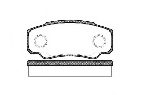 961 00 ***=221949 !колодки дисковые з.\ Peugeot Boxer, Fiat Ducato, Citroen Jump 096100 REMSA