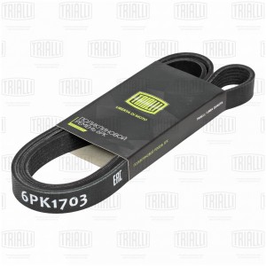 Ремень поликлиновой (6PK1703) генератора для а/м КамАЗ 6520  6PK1703 6PK1703 TRIALLI