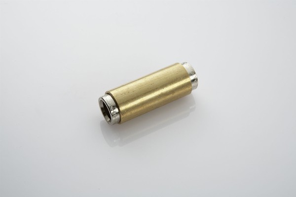 соединитель прямой для трубок D10-D10 !(латунь) L44.1 разъемный \ 07666250A PETERS ENNEPETAL