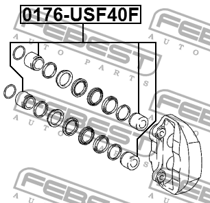 LEXUS LS (USF4#) (2006>) 0176-USF40F FEBEST