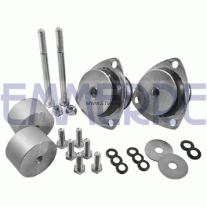 р/к подвески кабины! подушки, болты, шайбы, гайки 2x \Iveco Daily City 2000 101041 EMMERRE