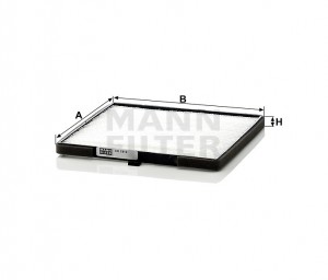 Фильтр салонный CU1910 CU1910 MANN FILTER