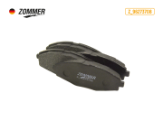 Колодка тормозная передняя CHEVROLET Lanos, Spark, DAEWOO Matiz, Cherry QQ (к-т  Z_96273708 ZOMMER