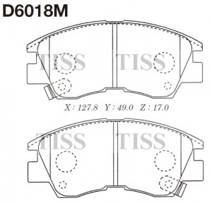 Замена на D6018MH Колодки тормозные дисковые пер. MITSUBISHI PAJERO I,MONTERO,L2 D6018M MK KASHIYAMA