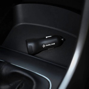 Адаптер автомобильный 1хUSB QC 3.0 12/24В (AEAK014) AEAK014 AIRLINE