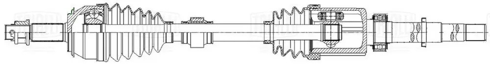Привод для а.м Nissan X-Trail T32 14- 2.5i CVT 4WD перед. прав.  AR 1462 AR1462 TRIALLI